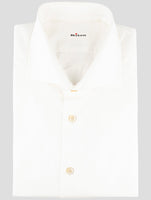 Kiton White Cotton Shirt