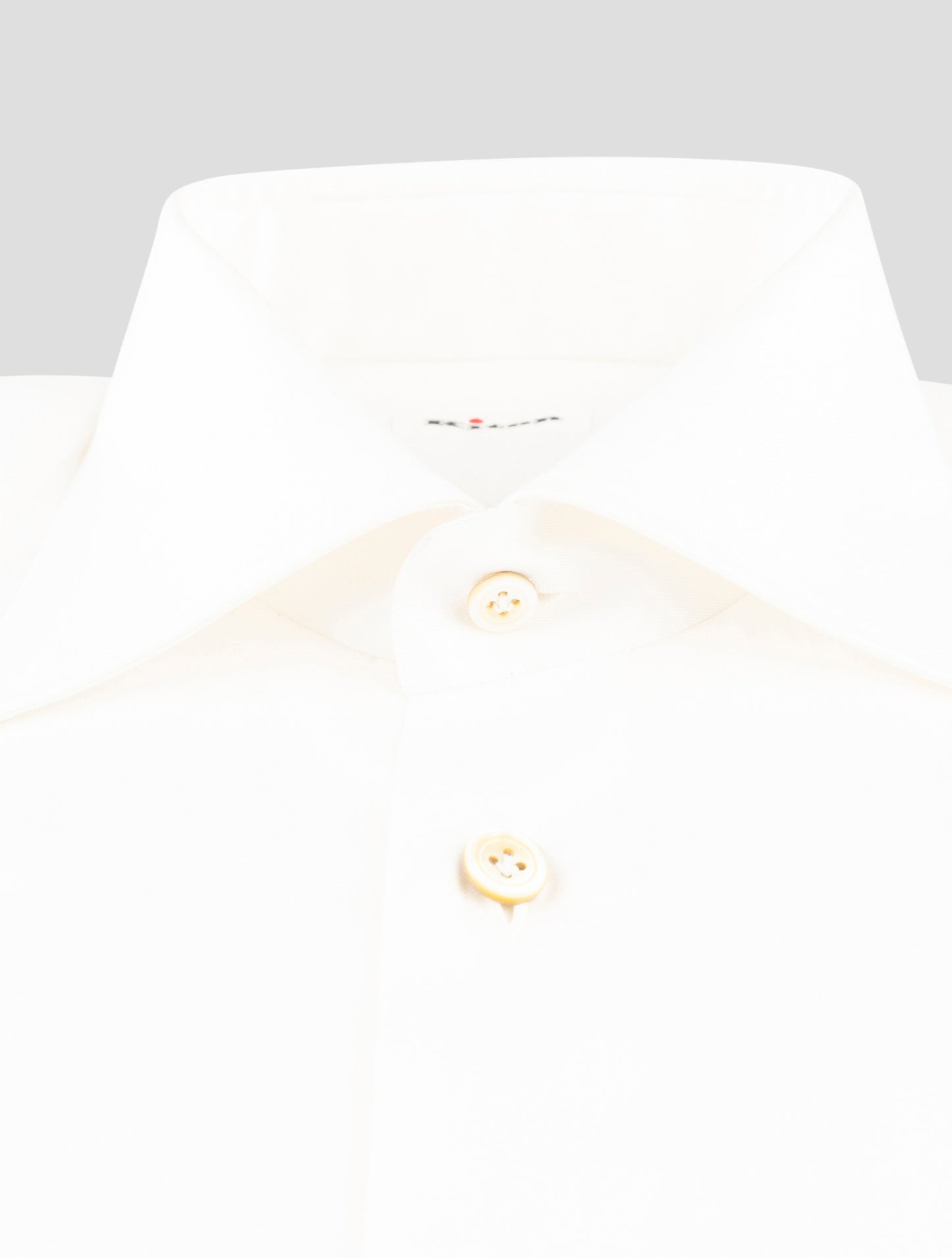 Kiton White Cotton Shirt