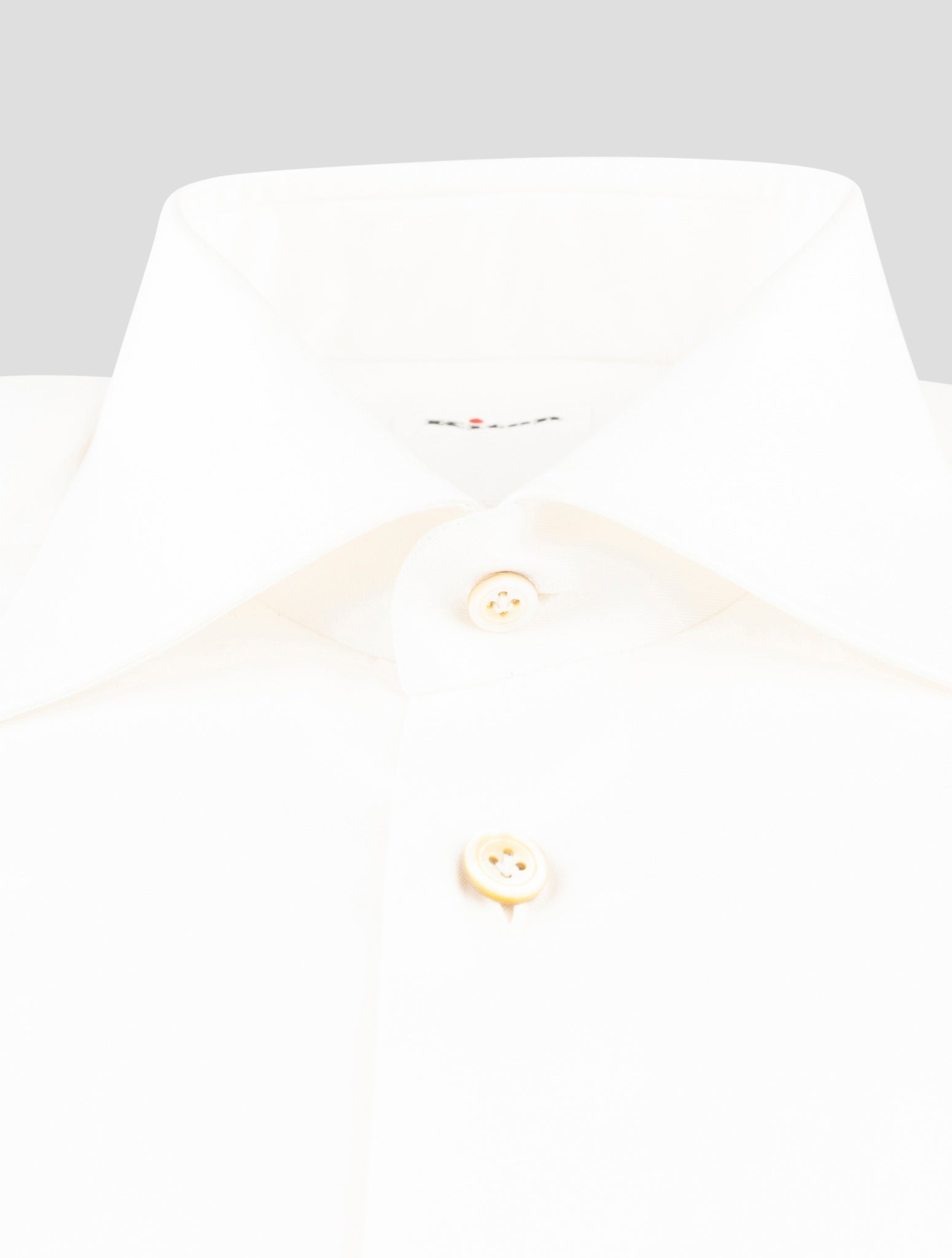 Kiton White Cotton Shirt