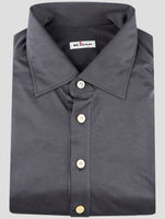 Kiton Gray Cotton Sweater Polo