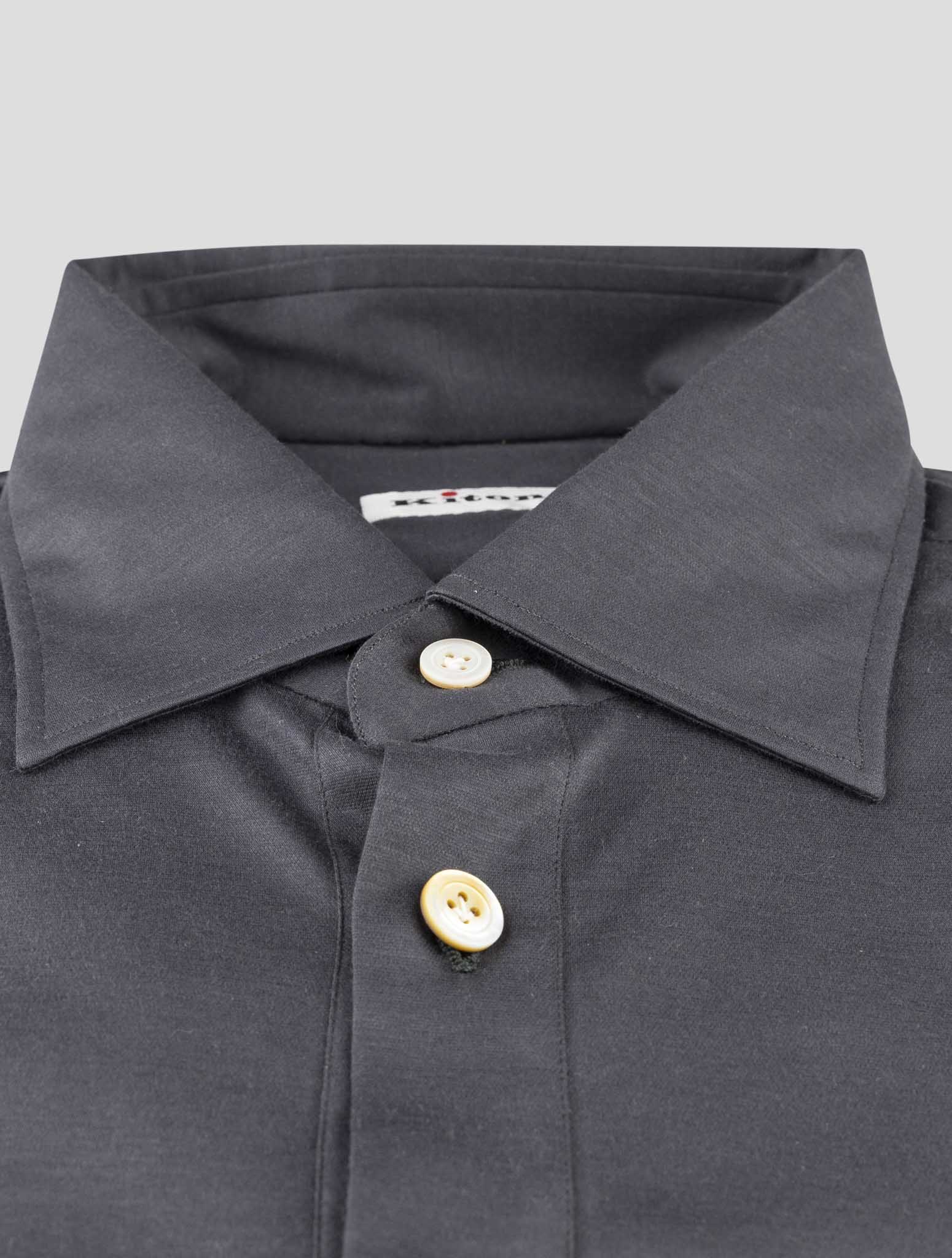 Kiton Gray Cotton Sweater Polo