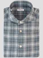 Kiton Gray Cotton Shirt