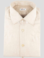 Kiton Beige Cotton Shirt