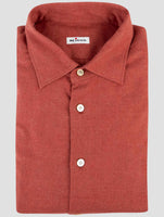 Kiton Red Cotton Shirt