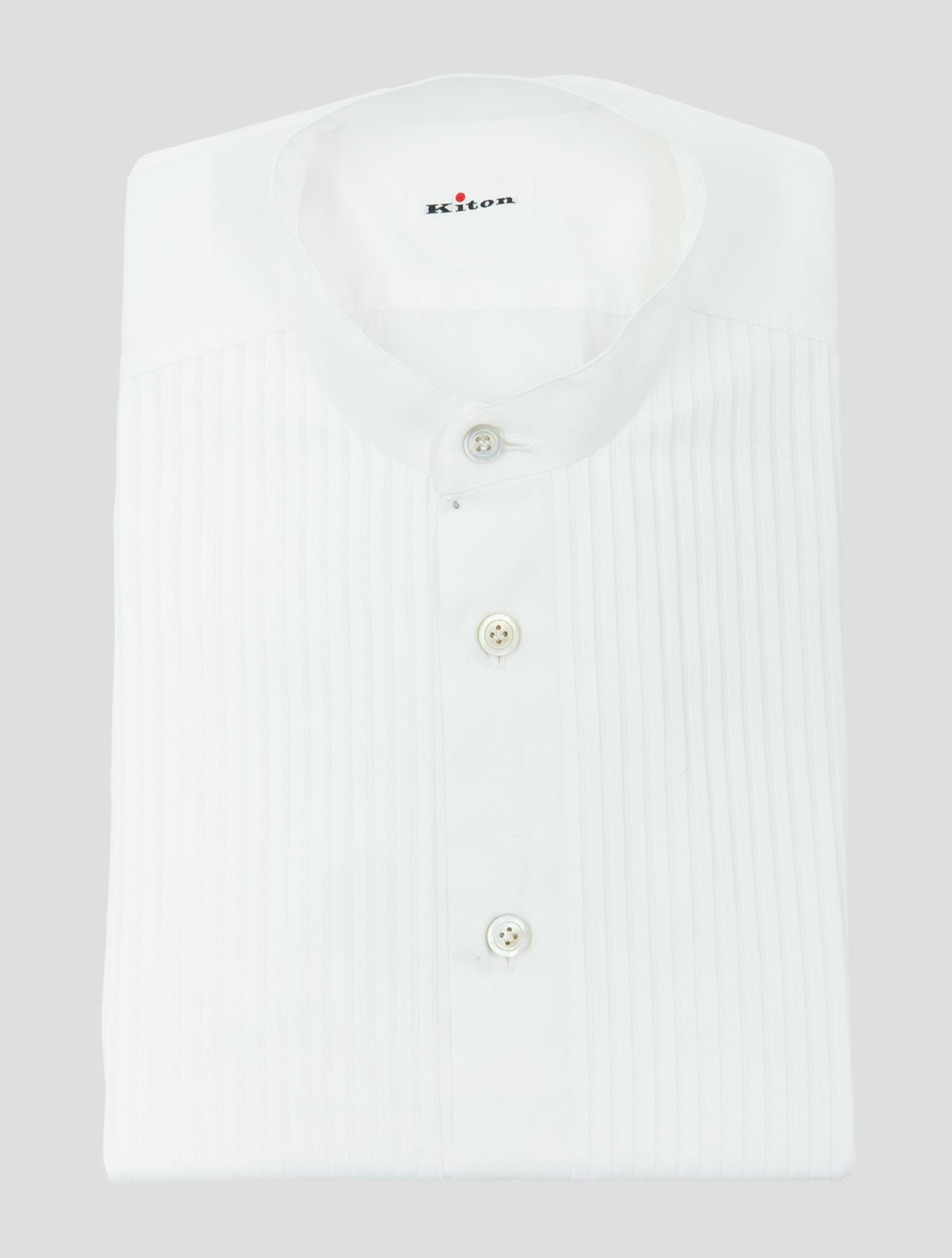 Kiton White Cotton Shirt