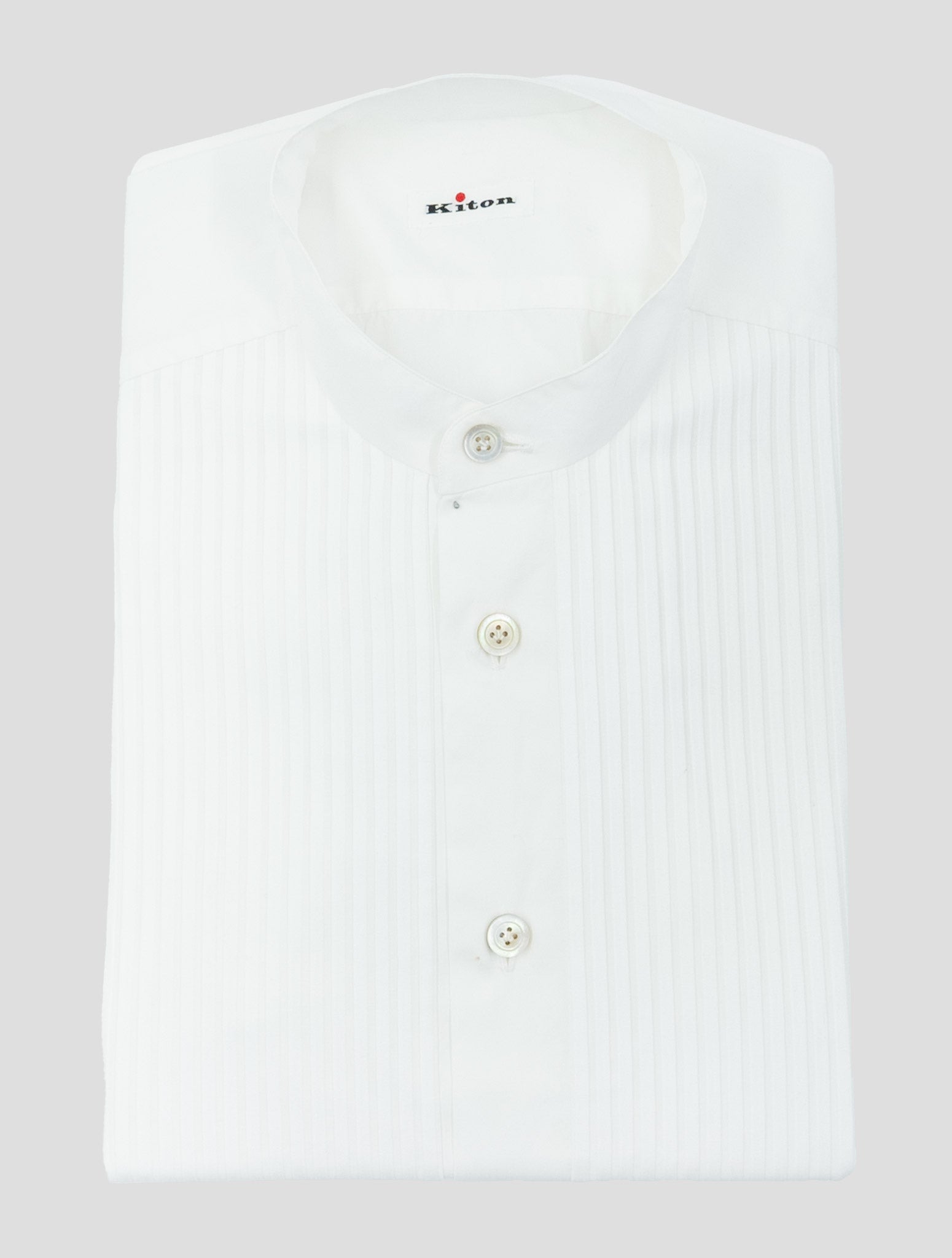 Kiton White Cotton Shirt