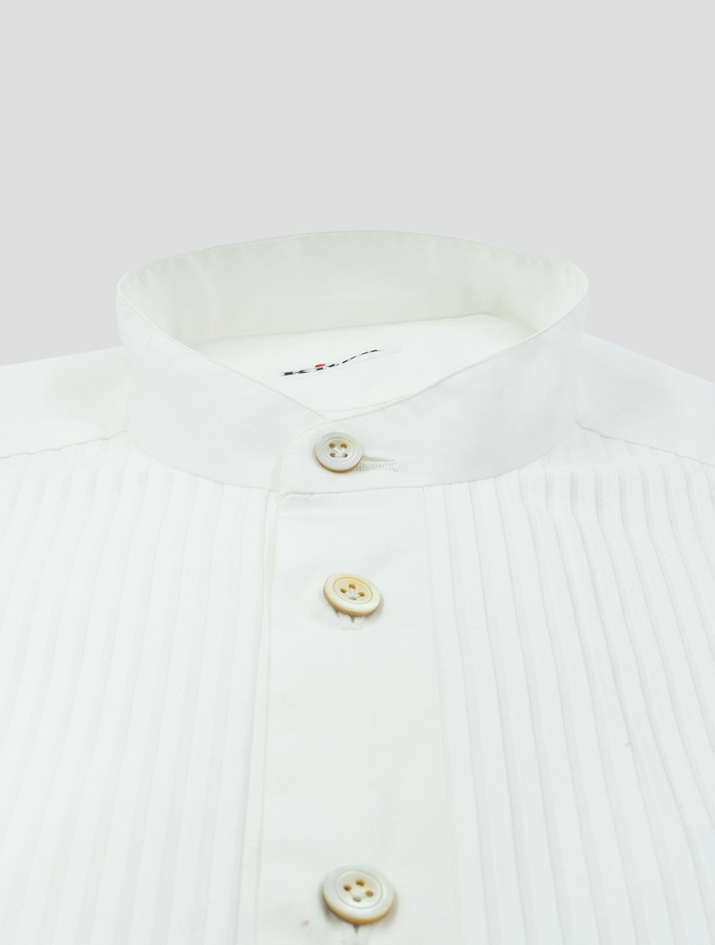 Kiton White Cotton Shirt