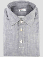 Kiton Gray Cotton Sweater Polo