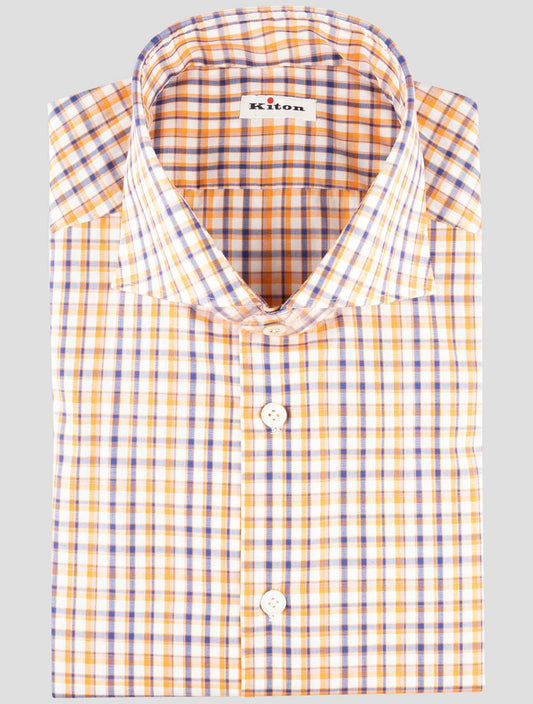 Kiton Multicolor Cotton Shirt