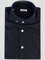 Kiton Black Cotton Shirt