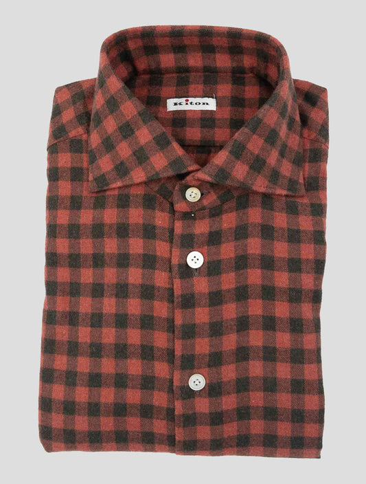 Kiton Multicolor Cotton Shirt