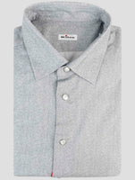 Kiton Gray Cotton Shirt
