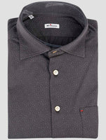 Kiton Dark Gray Cotton Shirt