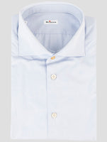 Kiton Light Blue Cotton Shirt
