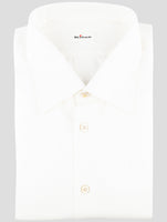Kiton White Cotton Shirt