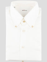 Kiton White Cotton Shirt