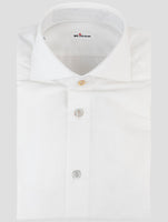 Kiton White Cotton Shirt