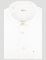 Kiton White Cotton Shirt
