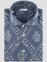 Kiton Gray Linen Shirt