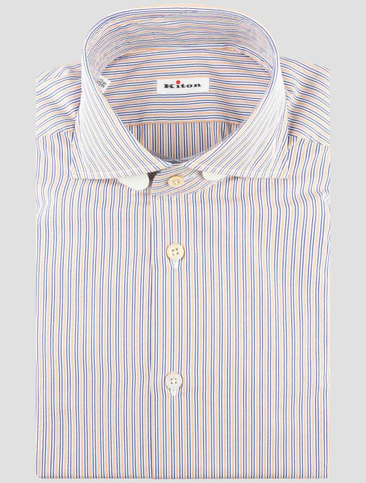 Kiton Multicolor Cotton Shirt