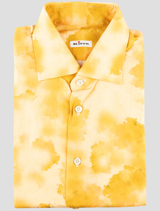 Kiton Multicolor Cotton Shirt