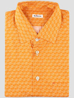 Kiton Orange Cotton Shirt