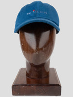 Kiton Blue Cashmere Baseball Cap