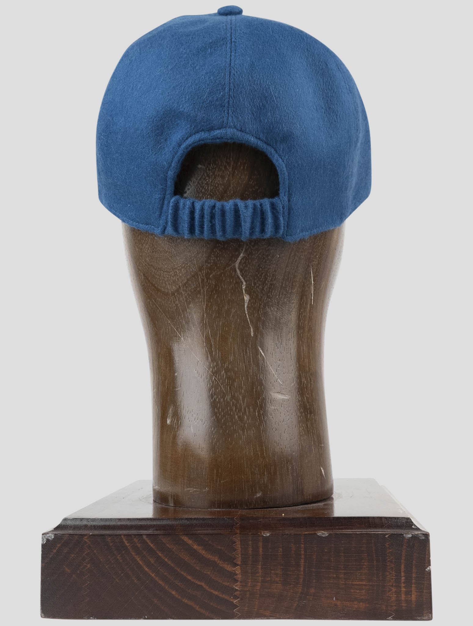 Kiton Blue Cashmere Baseball Cap
