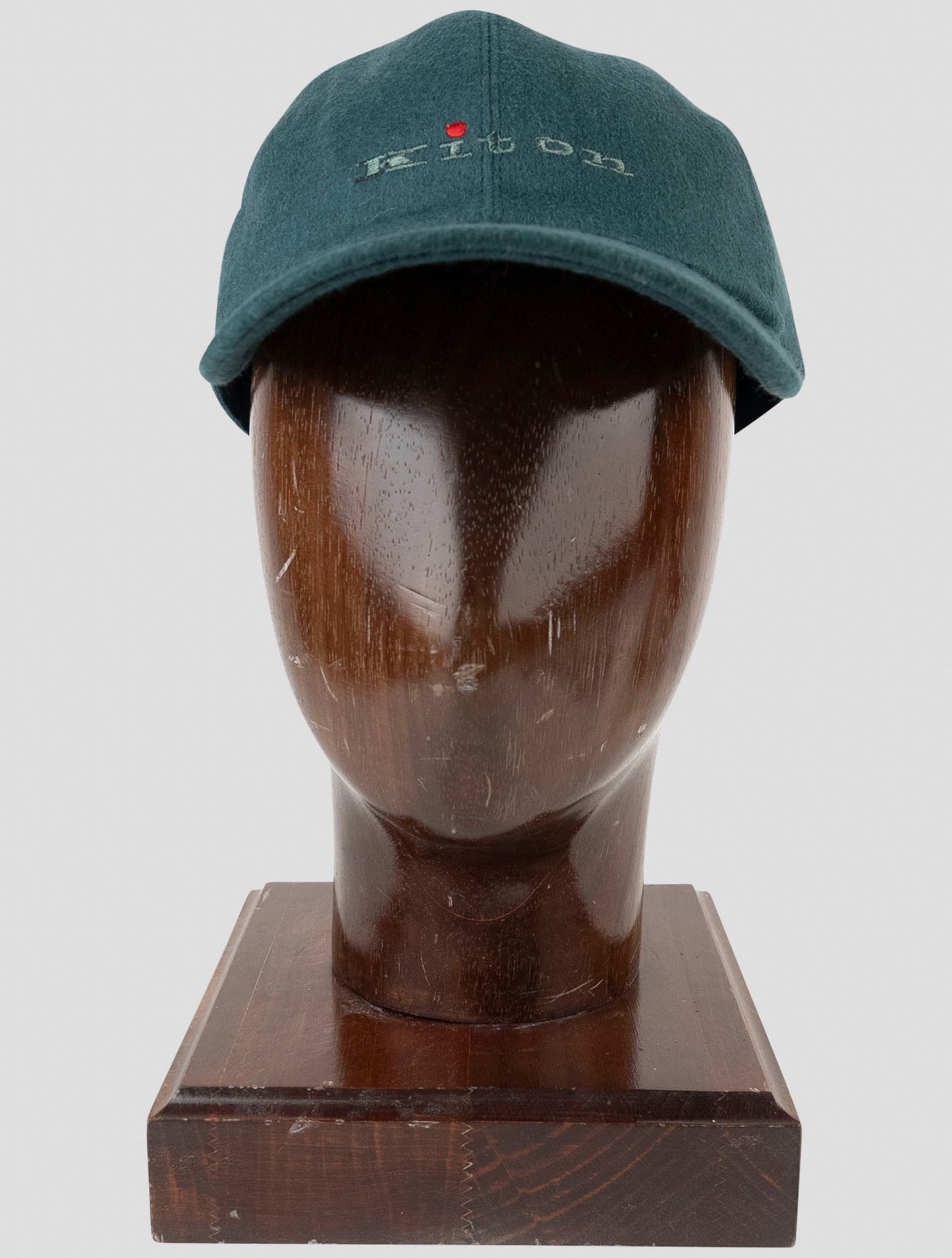 Kiton Green Cashmere Baseball Cap