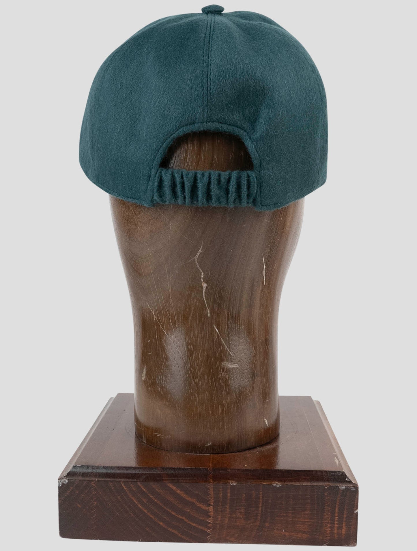 Kiton Green Cashmere Baseball Cap