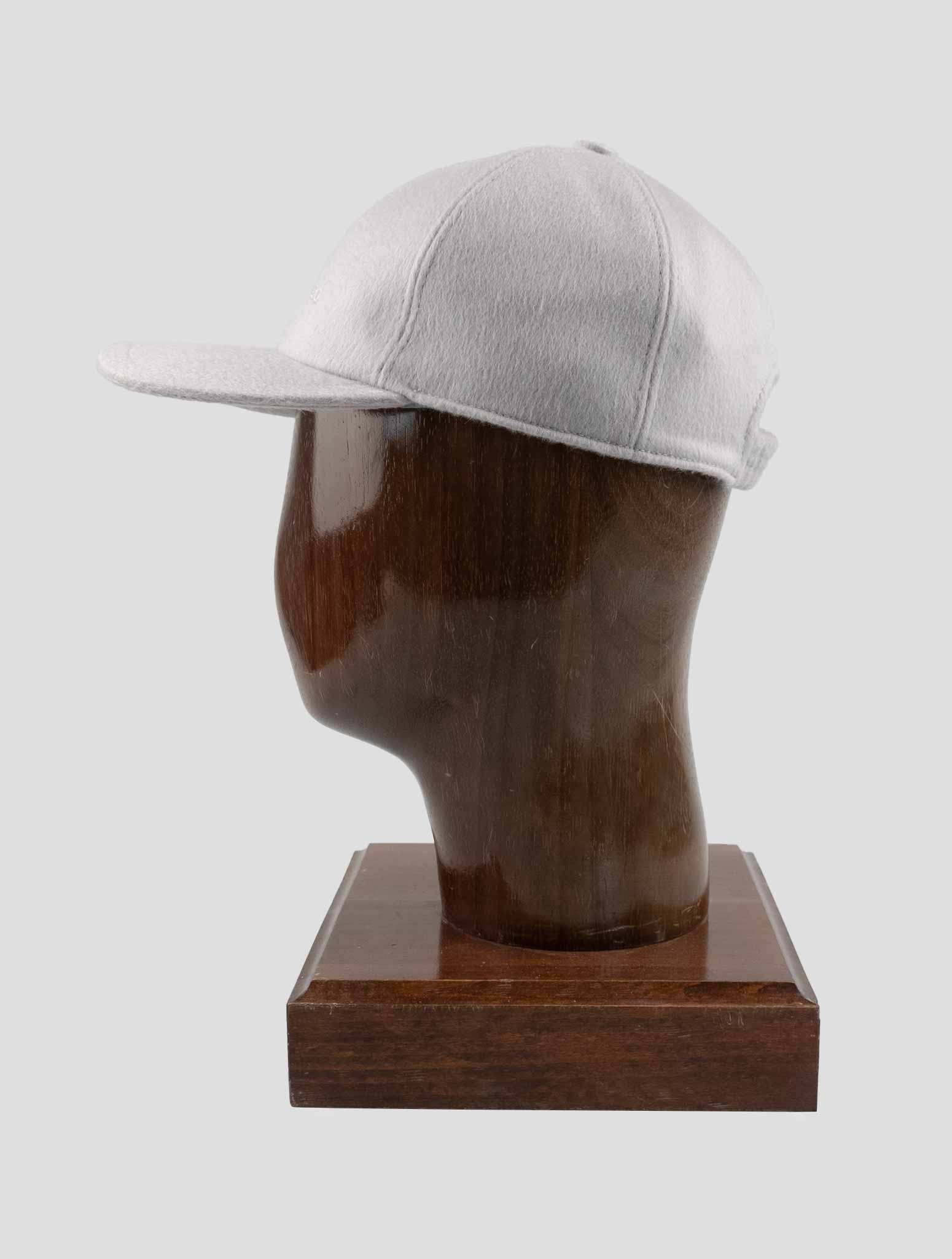 Kiton Gray Cashmere Baseball Cap