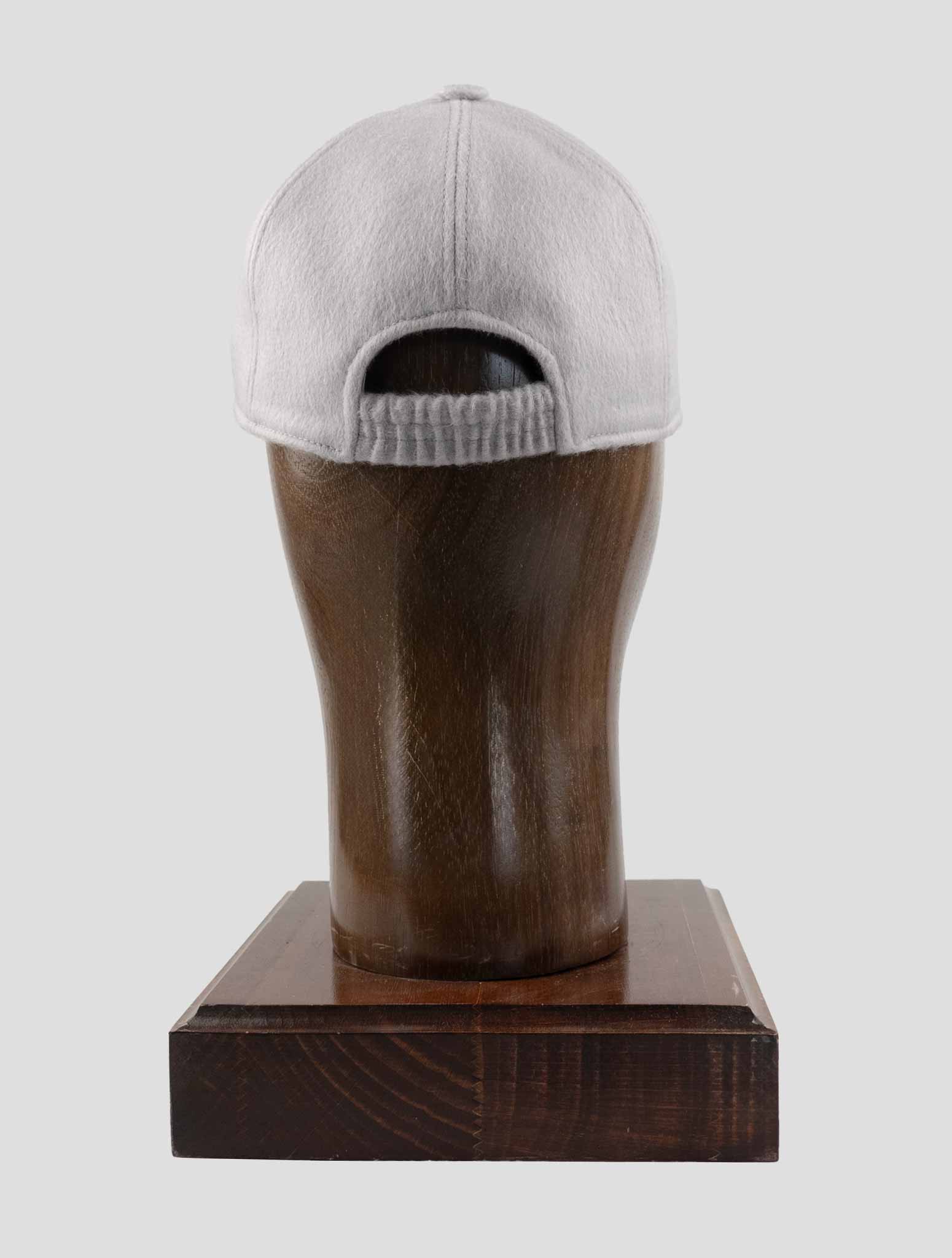 Kiton Gray Cashmere Baseball Cap