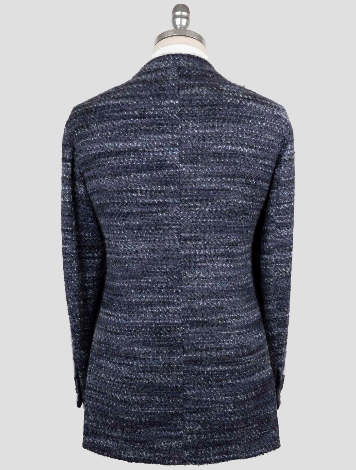 Kiton Blue Cashmere Silk Blazer