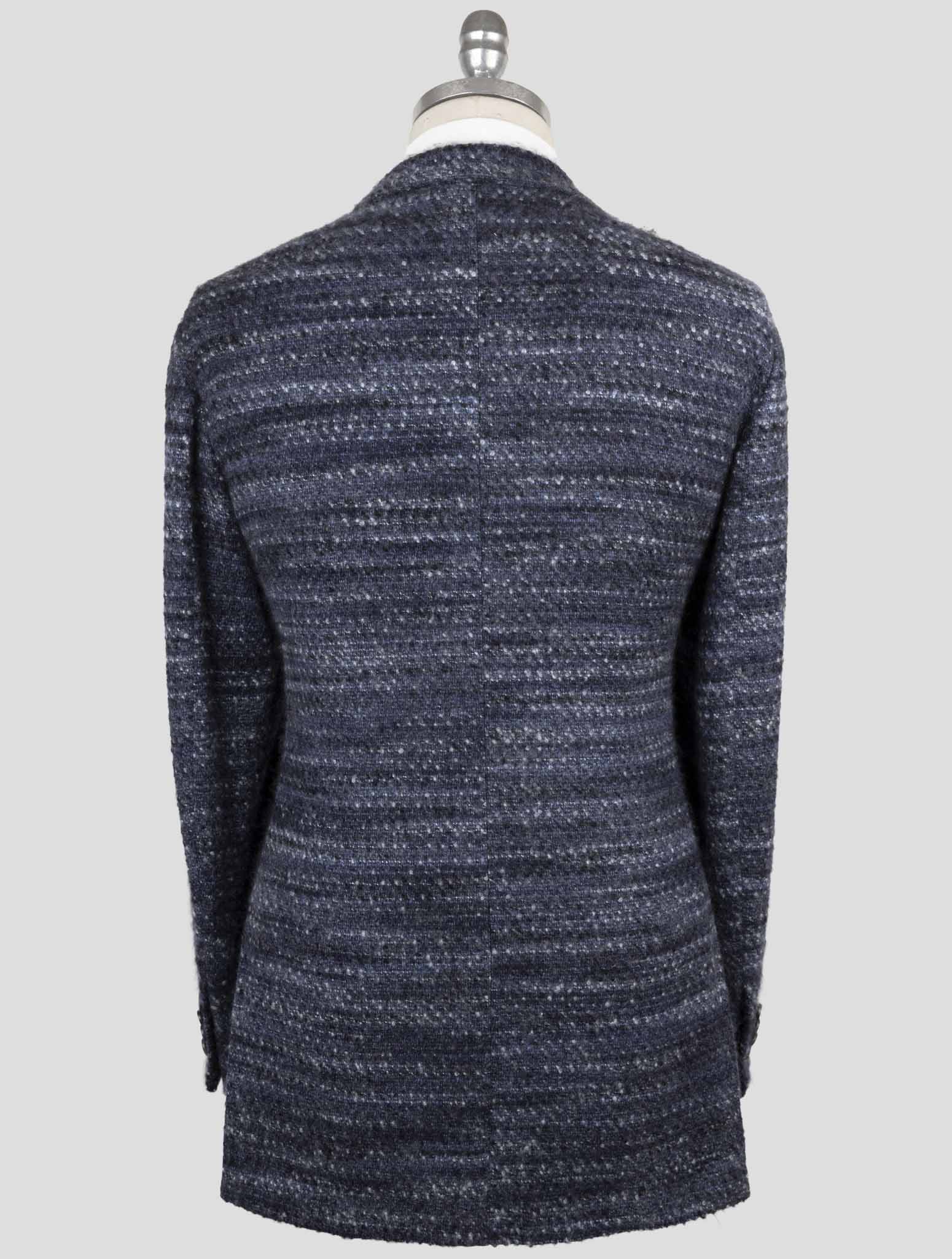 Kiton Blue Cashmere Silk Blazer