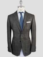 Kiton Green Cashmere Silk Linen Suit