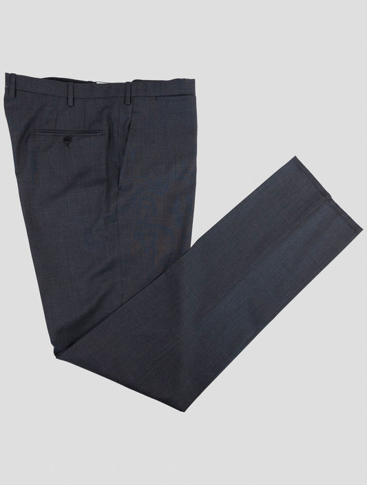 Kiton Gray Wool Dress Pants