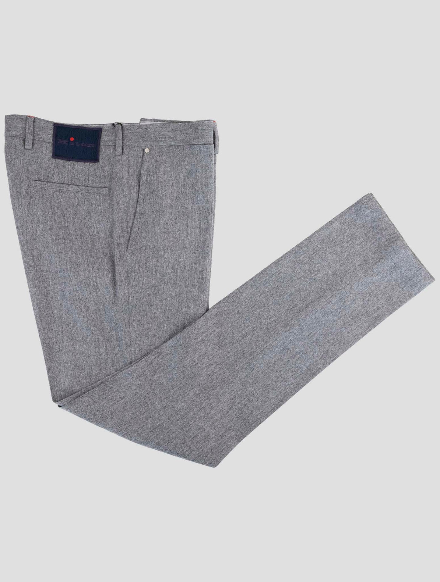 Kiton Gray Wool Pa Ea Pants