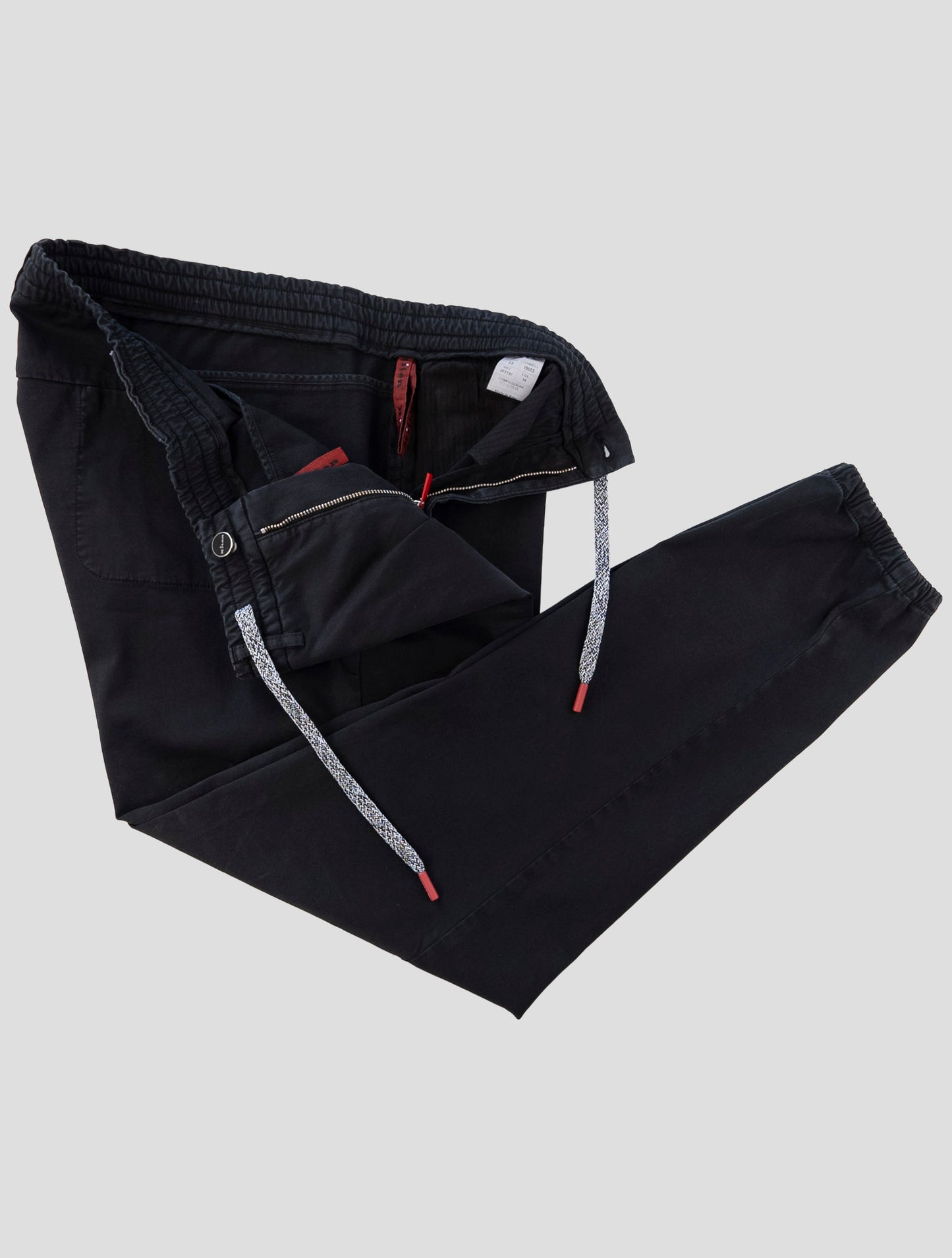 Kiton Dark Blue Cotton Ea Pants