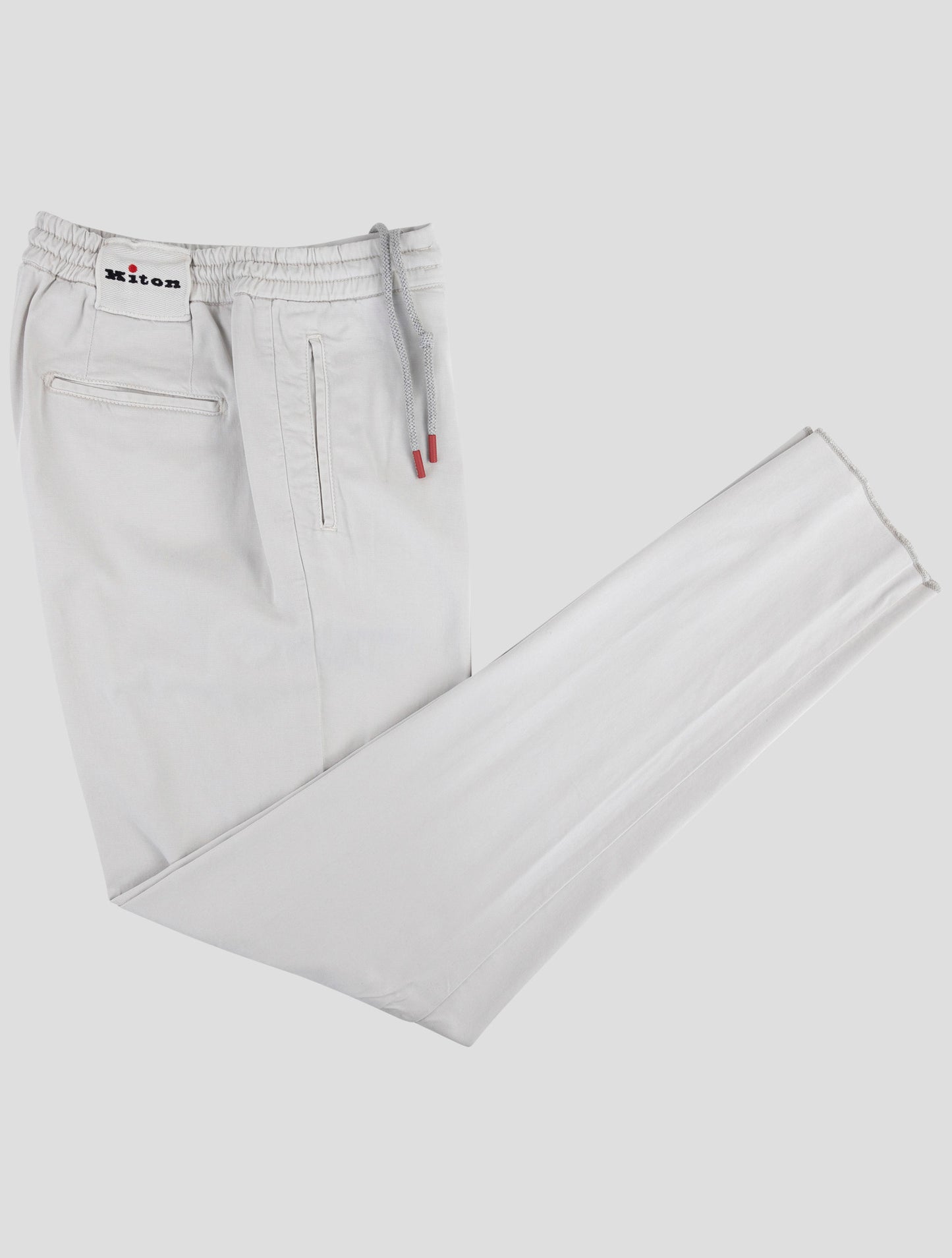 Kiton Gray Lyocell Ea Pants