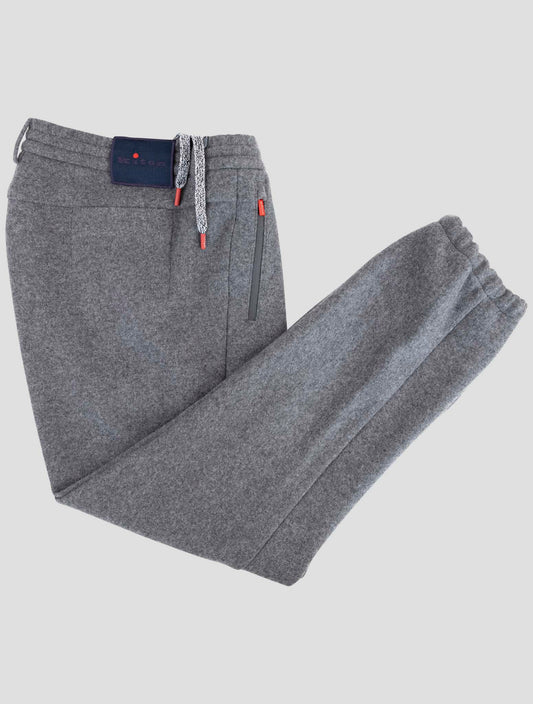 Kiton Gray Cashmere Ea Pants