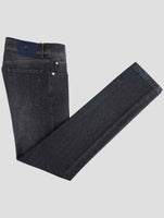 Kiton Dark Gray Cotton Ea Jeans