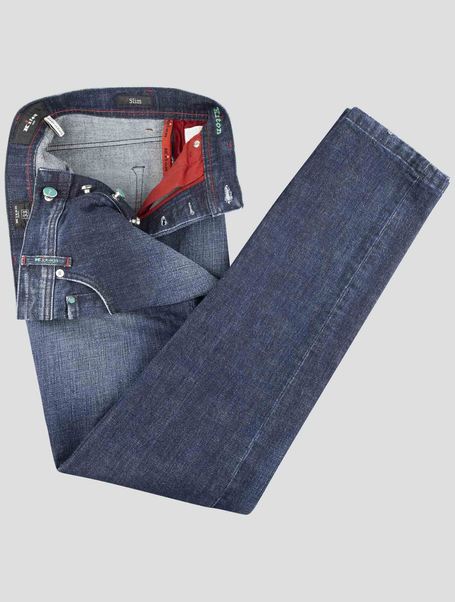 Kiton Denim Cotton Ea Jeans