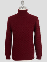 Kiton Burgundy Cashmere Sweater Turtleneck