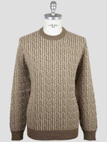 Kiton Beige Cashmere Sweater Crewneck