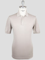 Kiton Taupe Cotton Polo