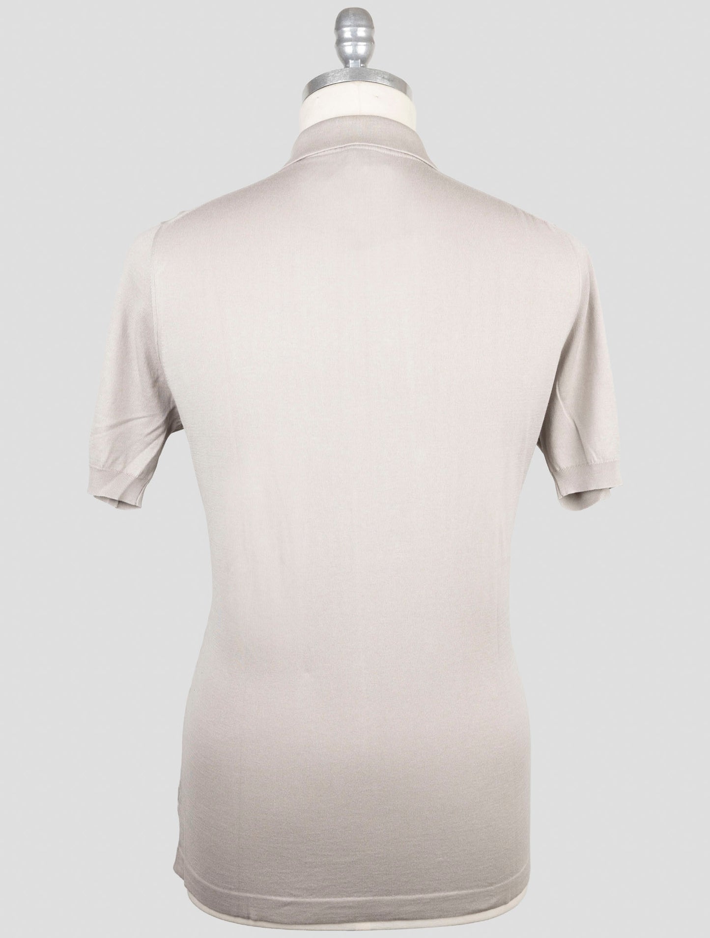 Kiton Taupe Cotton Polo