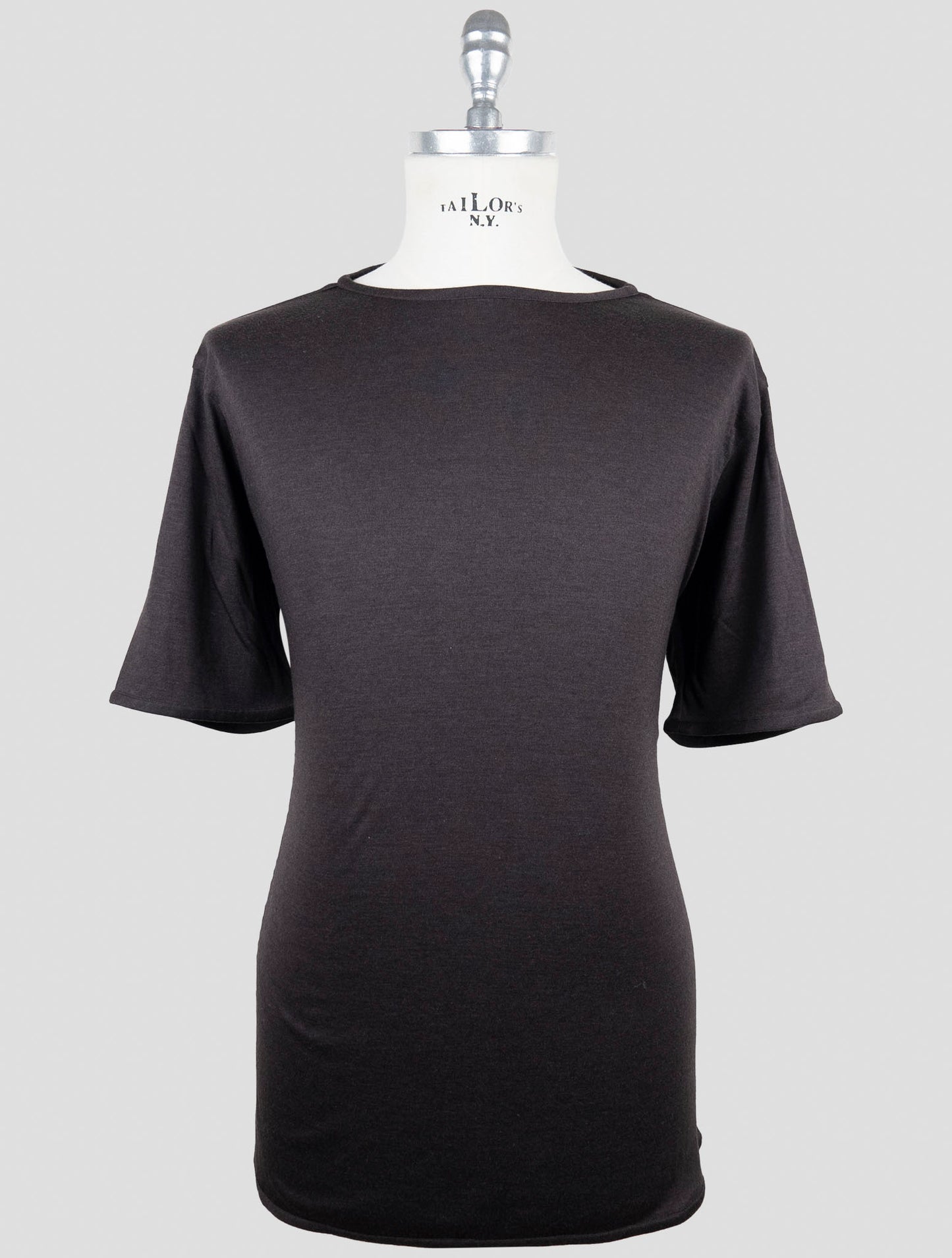 Kiton Brown Cashmere Silk T-Shirt