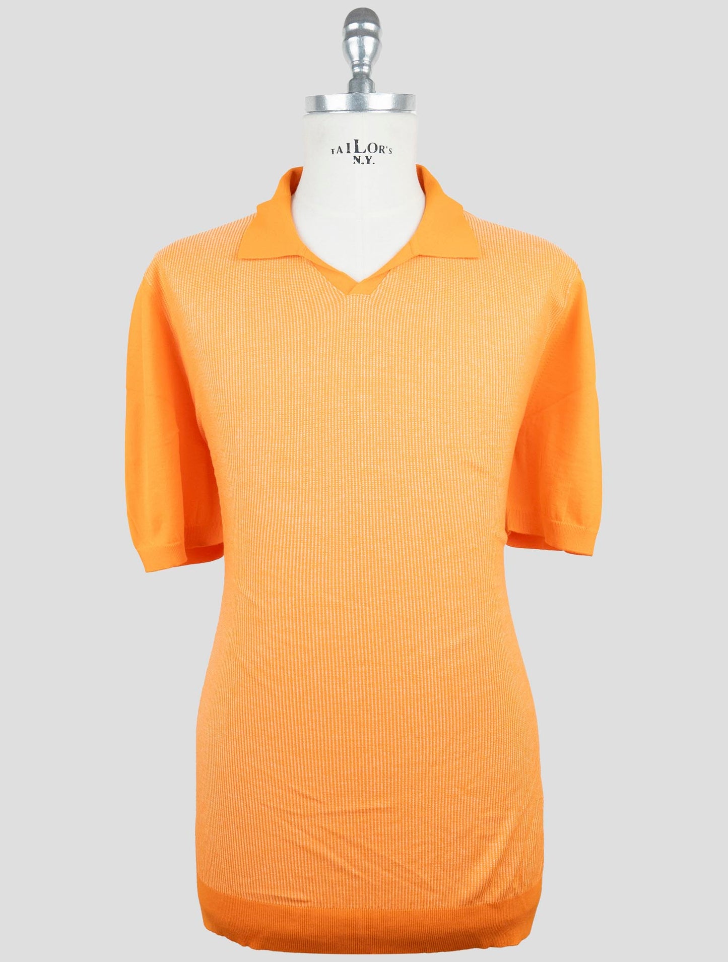 Kiton orange Cotton Polo