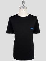 Kiton Black Cotton T-Shirt
