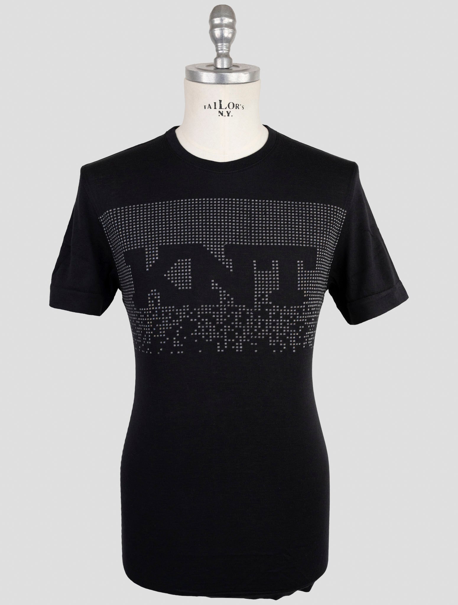 Kiton Knt Blue Cotton T-Shirt
